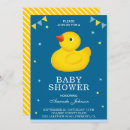 Search for yellow duck baby shower invitations Animal