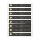 Search for bride groom return address labels Black