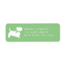 Search for scottie dog return address labels Cute