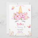 Search for unicorn face invitations Floral