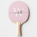 Search for monogram ping pong paddles Calligraphy