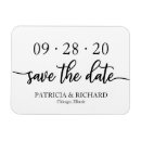 Search for black and white save the date magnets Script