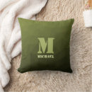Search for olive green cushions Pattern