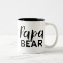 Search for papa bear mugs Black and white