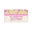 Search for lemonade return address labels Fruit