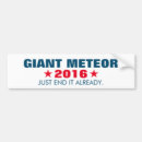 Search for meteor bumper stickers President