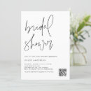 Search for qr code bridal shower invitations Black and white