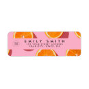 Search for fruit slices return address labels Cute
