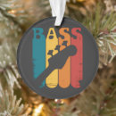 Search for bass guitar christmas tree decorations Band