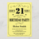 Search for black 21st birthday invitations Twenty one birthday