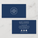 Search for success business cards Simple