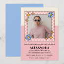 Search for retro 21st birthday invitations Chequered