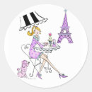 Search for french poodle stickers Girly