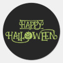 Search for happy halloween stickers Black