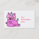 Search for hogs business cards Pink