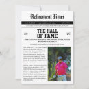 Search for sports retirement party invitations Golfer