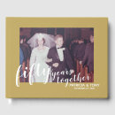 Search for 50th anniversary wedding guest books Modern