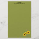 Search for sunflower stationery paper Feminine