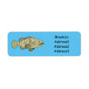 Search for cartoon fish return address labels Ocean