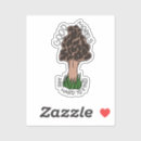 Search for fungi stickers Morel