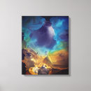 Search for alcohol ink canvas prints Blue