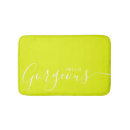 Search for hello gorgeous bath mats Typography
