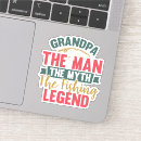 Search for retro dad stickers Grandpa