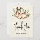 Search for deer thank you cards Watercolor