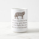 Search for wolf face mugs Power