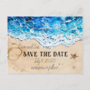 Search for destination save the date postcards Waves