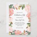 Search for floral celebration of life invitations Elegant