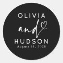 Search for couple names wedding stickers Simple
