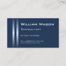 Search for blue metal business cards Stripes