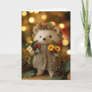 Search for hedgehog christmas cards Nature