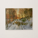 Search for farm scenes puzzles Winter