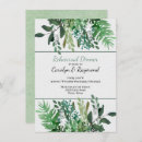 Search for leaves rehearsal dinner invitations Stylish