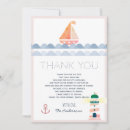 Search for anchor thank you cards Sailboat