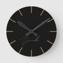 Search for black and gold clocks Chic