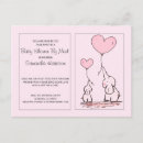 Search for pink elephant baby shower invitations Elephants