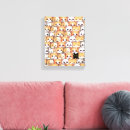 Search for black and orange canvas prints Animal