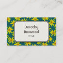 Search for 2 sided business cards Floral