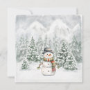 Search for watercolor snowman cards Forest
