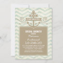 Search for chevron bridal shower invitations Nautical