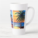 Search for tropical palm tree mugs Beach