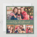Search for green and gold christmas cards Merry