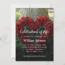 Search for red rose funeral invitations Death