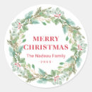 Search for joy wreath stickers Red and green