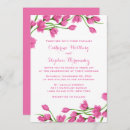 Search for fuchsia pink wedding invitations Flowers