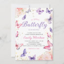 Search for purple butterfly baby shower invitations Boho
