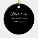 Search for wedding party christmas tree decorations Bride to be